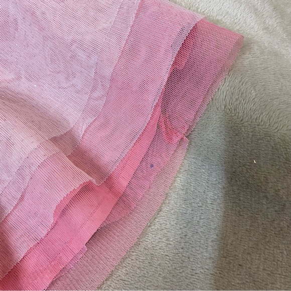 Jordache overall with pink layered skirt. Size 5 - Picture 6 of 10